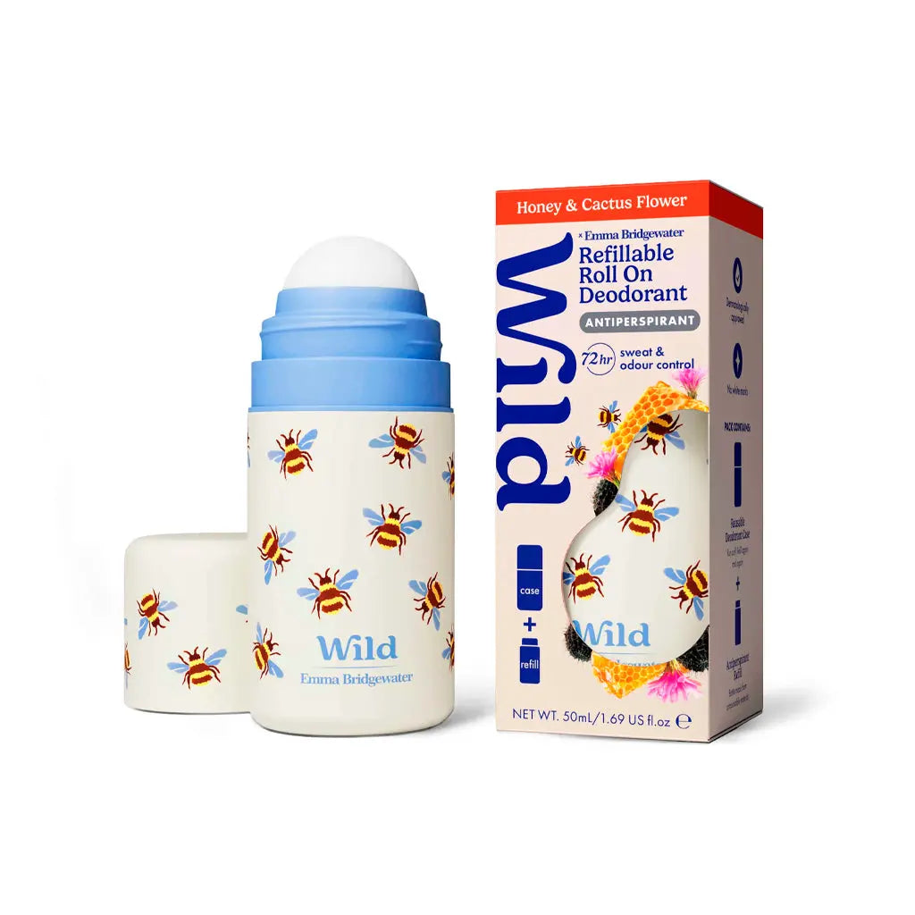 Deo Roll-on Antitranspirant Box und Nachfüllpackung Bienen Honig und Kaktusblüte
