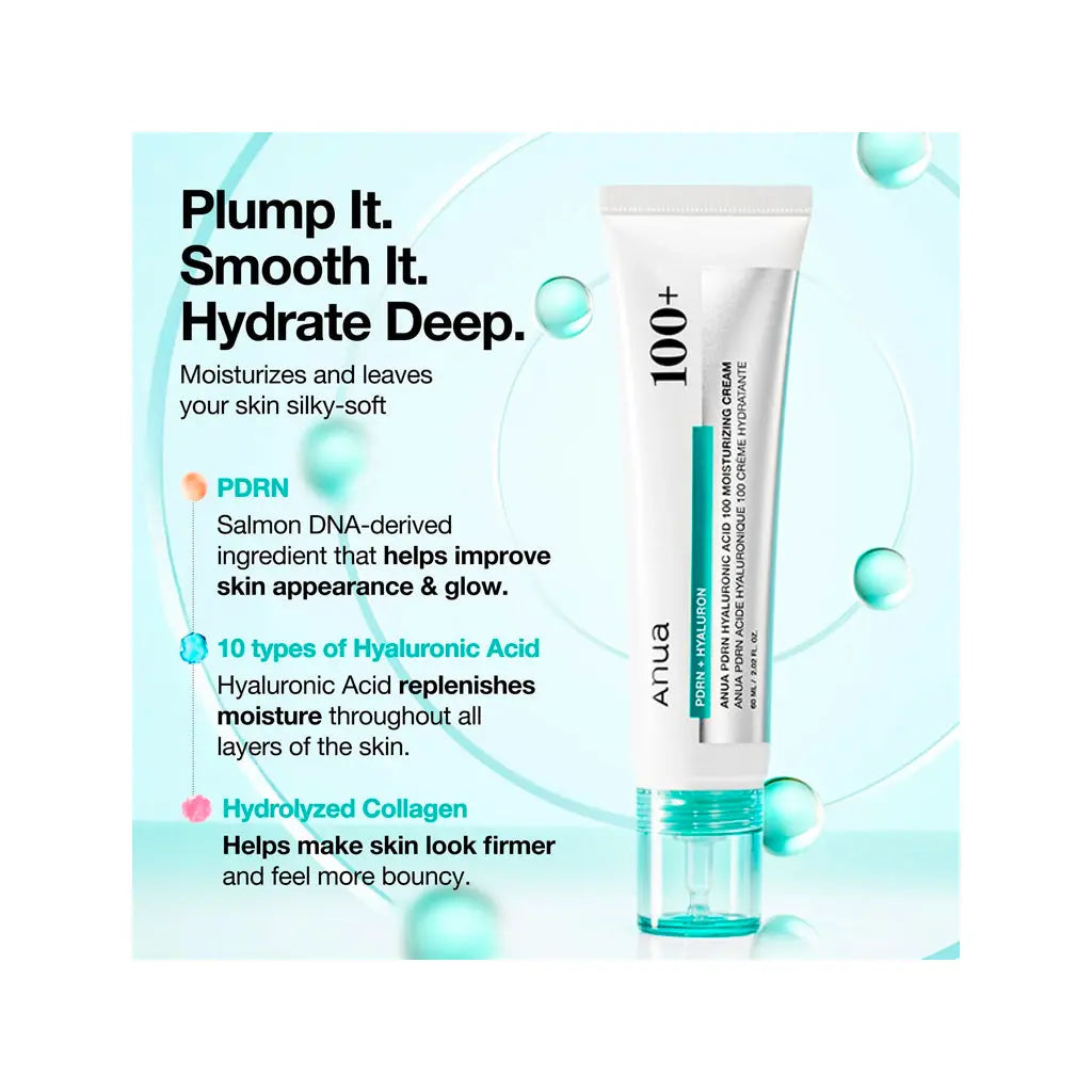 Anua PDRN Hyaluronic Acid 100 Moisturizing Cream | Love my Pharma