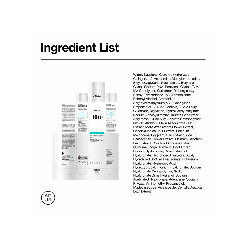 Anua PDRN Hyaluronic Acid 100 Moisturizing Cream | Love my Pharma