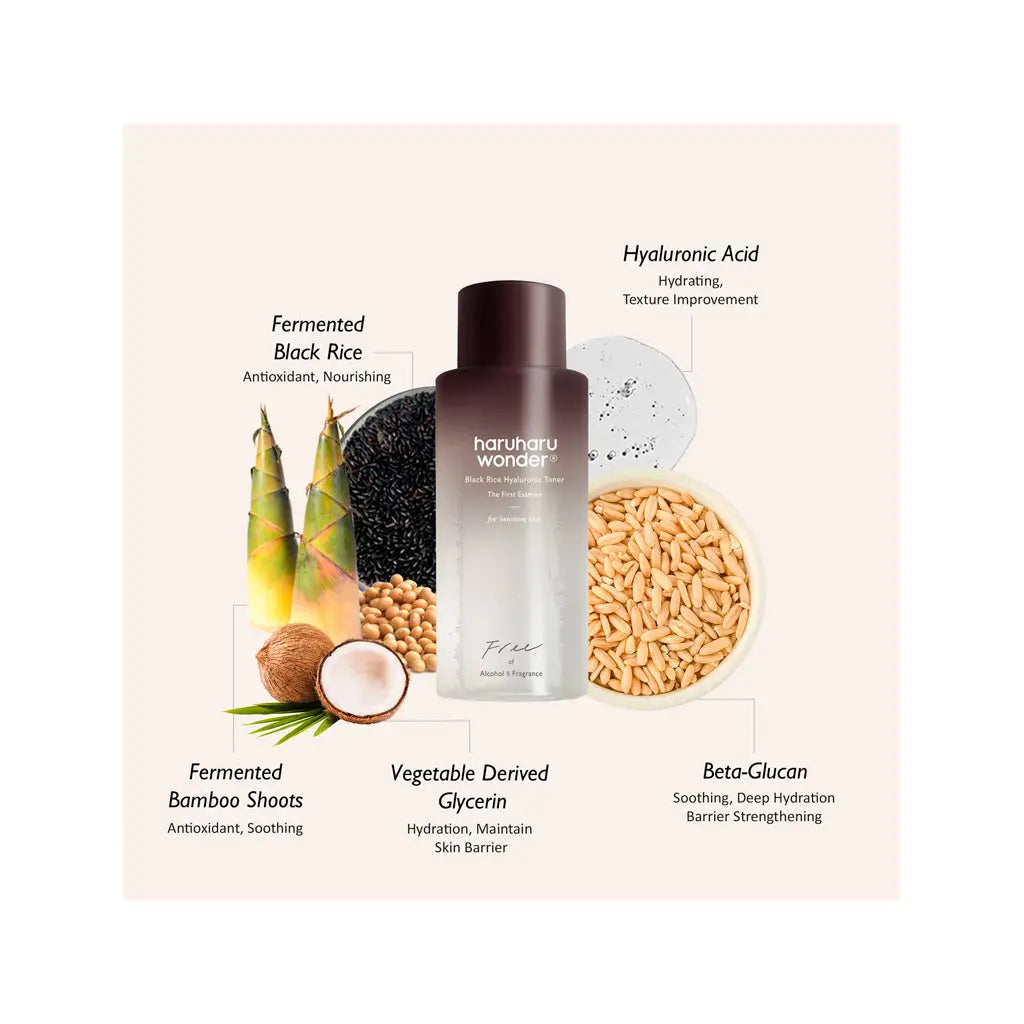 haruharu wonder Black Rice Hyaluronic Toner | Love my Pharma