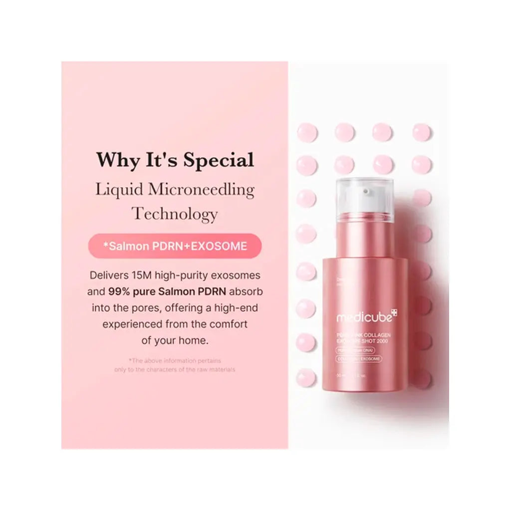 Medicube PDRN Pink Exosome Shot Serum 2000 | Love my Pharma