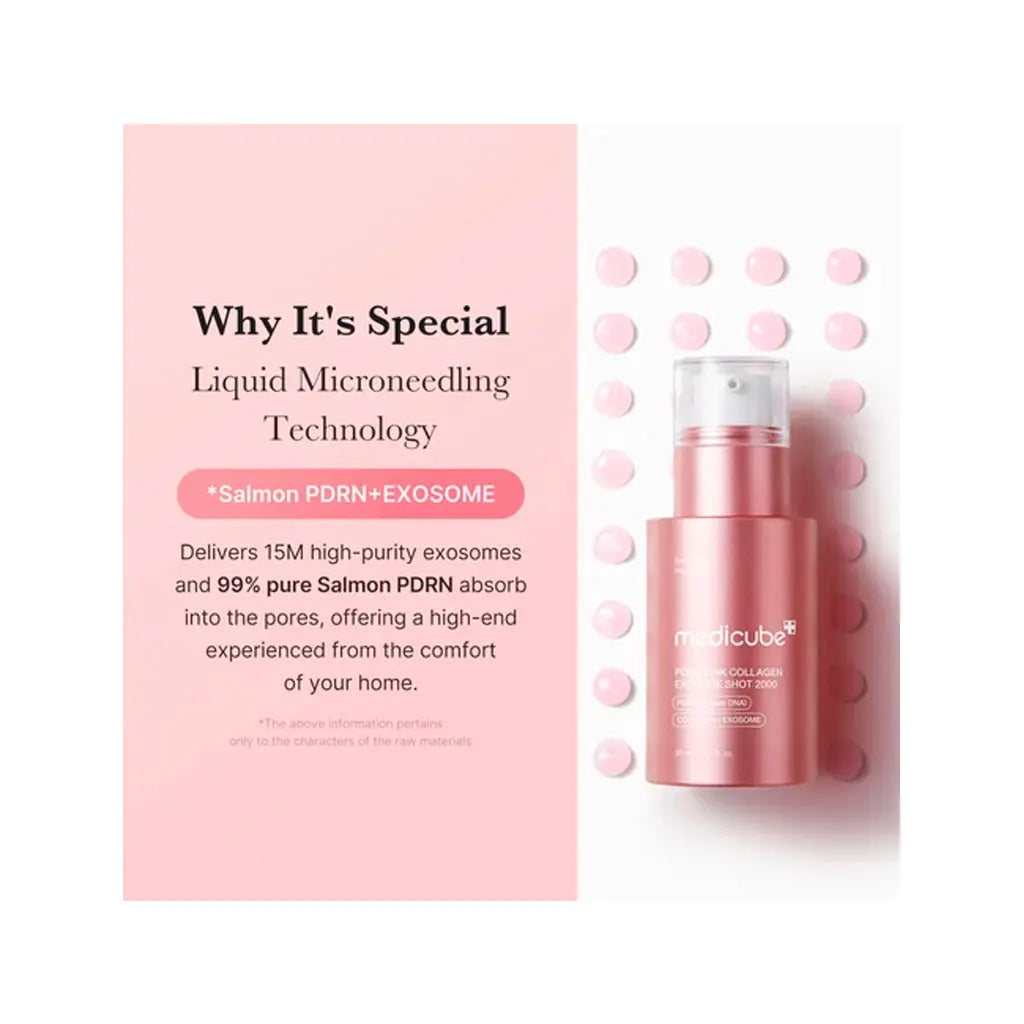 Medicube Medicube PDRN Pink Exosome Shot Serum 7500 | Love my Pharma