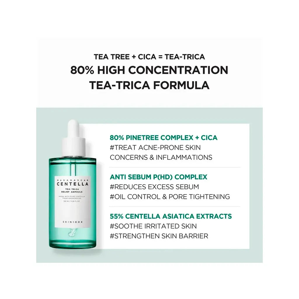 Skin 1004 Madagascar Centella Tea-Trica Relief Ampoule | Love my Pharma