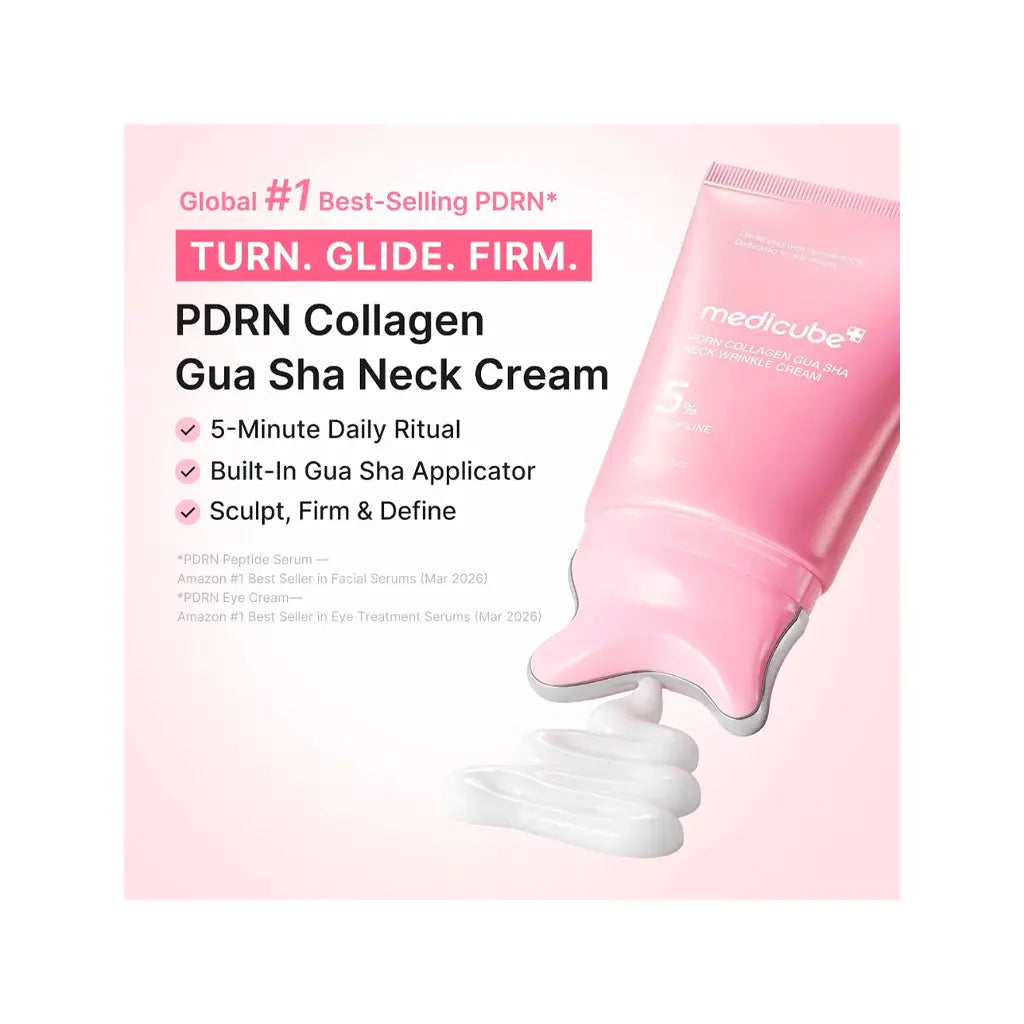 Medicube PDRN Collagen Gua Sha Neck Wrinkle Cream | Love my Pharma