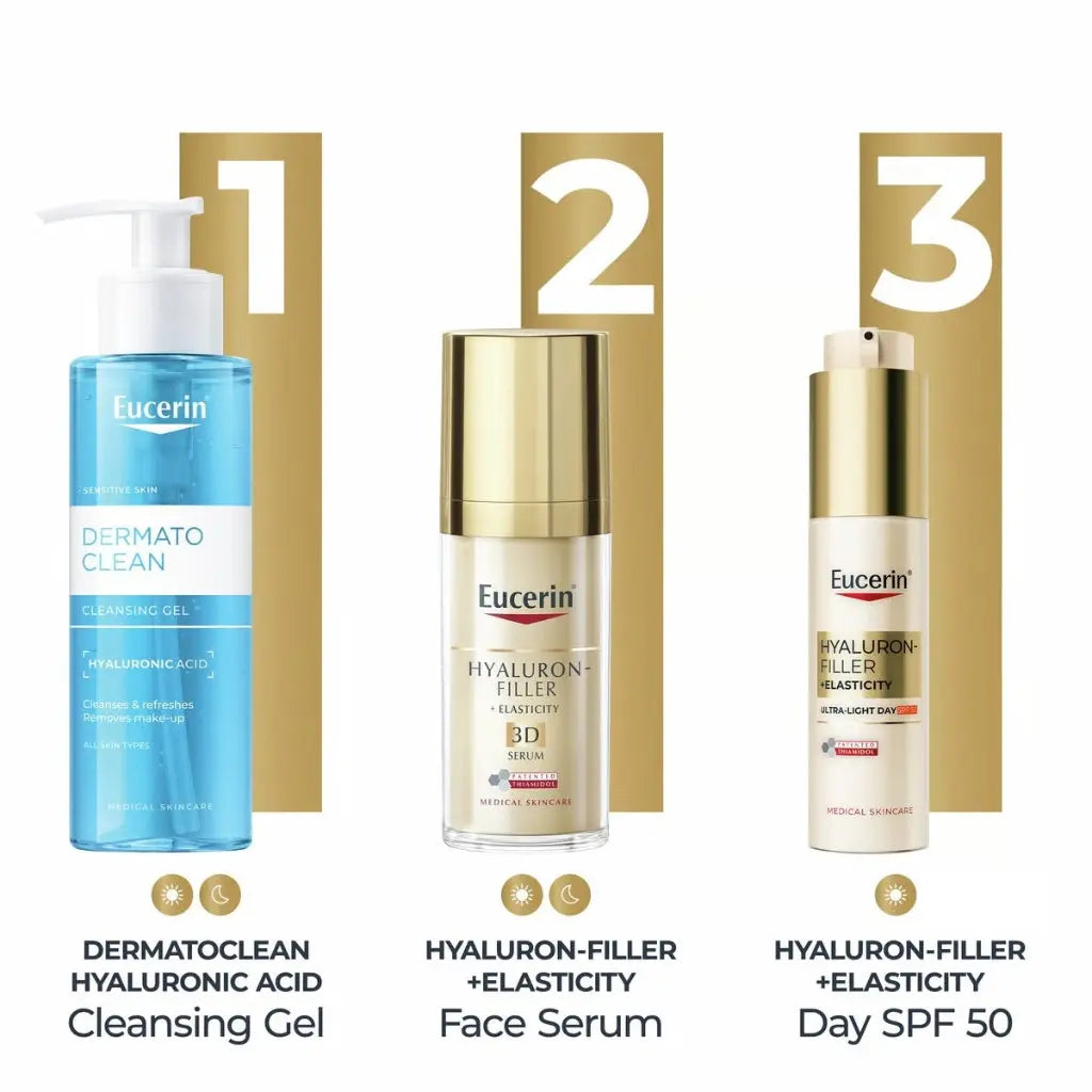Eucerin Hyaluron Filer Elasticity Creme Dia Ultra Light SPF50