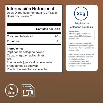Collagen Peptides Chocolate Pé 3