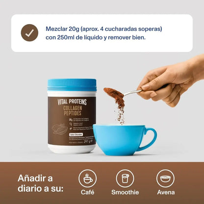Collagen Peptides Chocolate Pé 4