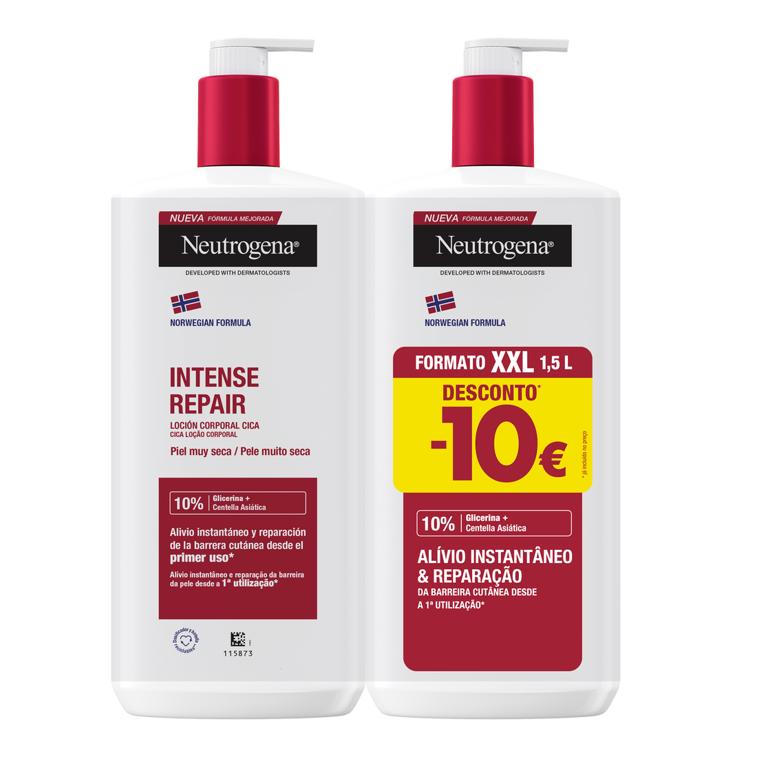 Neutrogena Loção Corporal Reparação Intensa - Pack Promocional - Love my Pharma