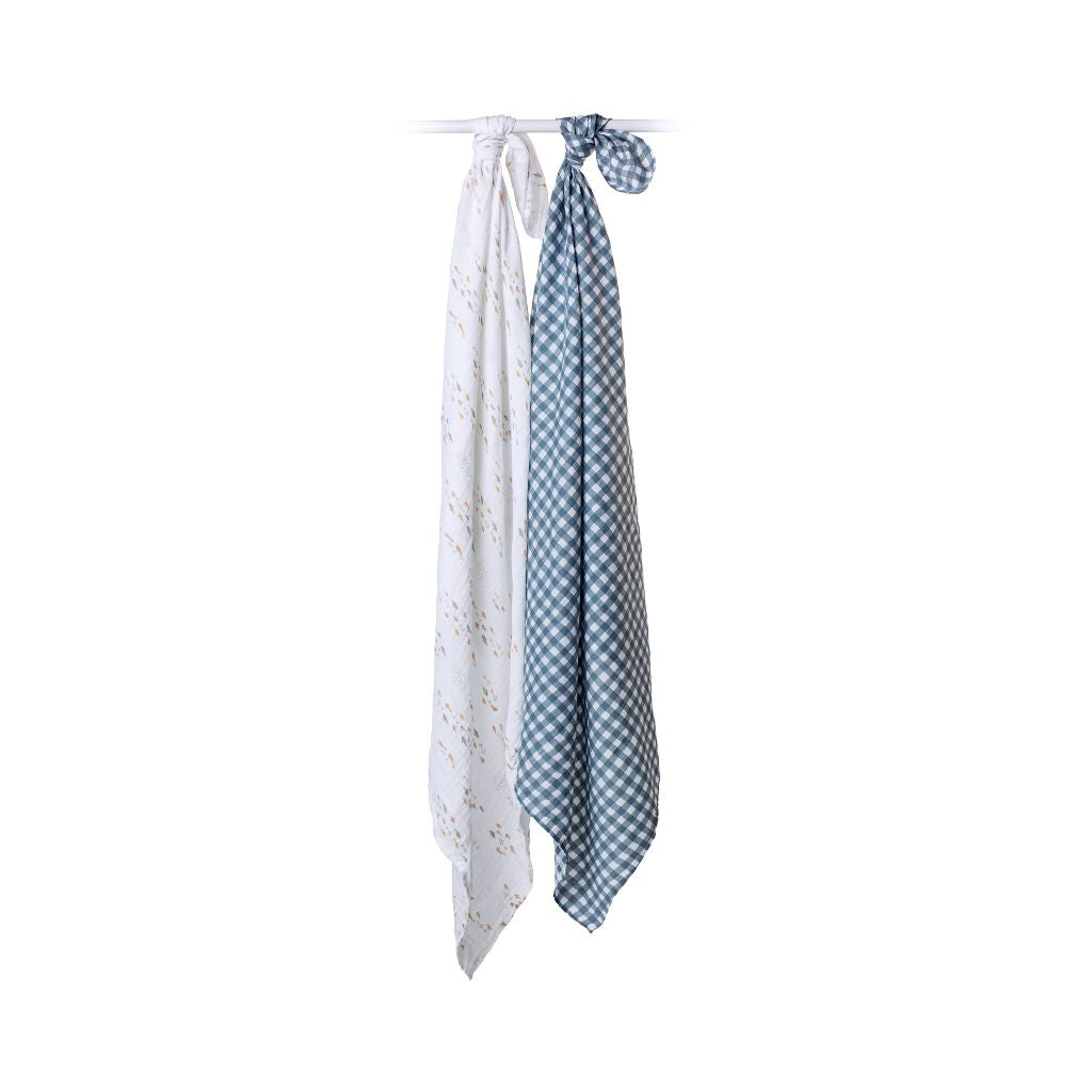 Lulujo Musselina Musselina Fish &amp; Navy Gingham - Love my Pharma