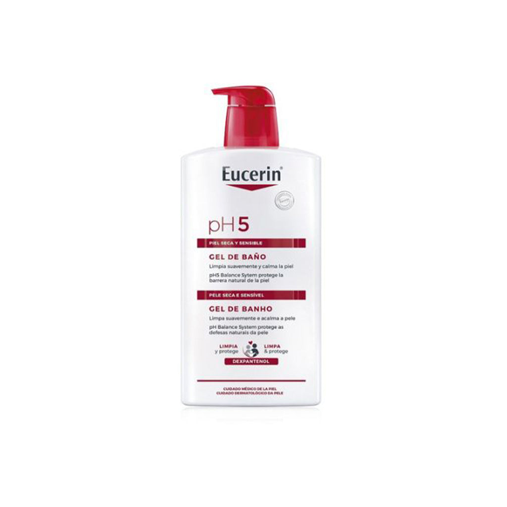 Eucerin Gel de Banho Pele Seca e Sensível PH5 - Love my Pharma