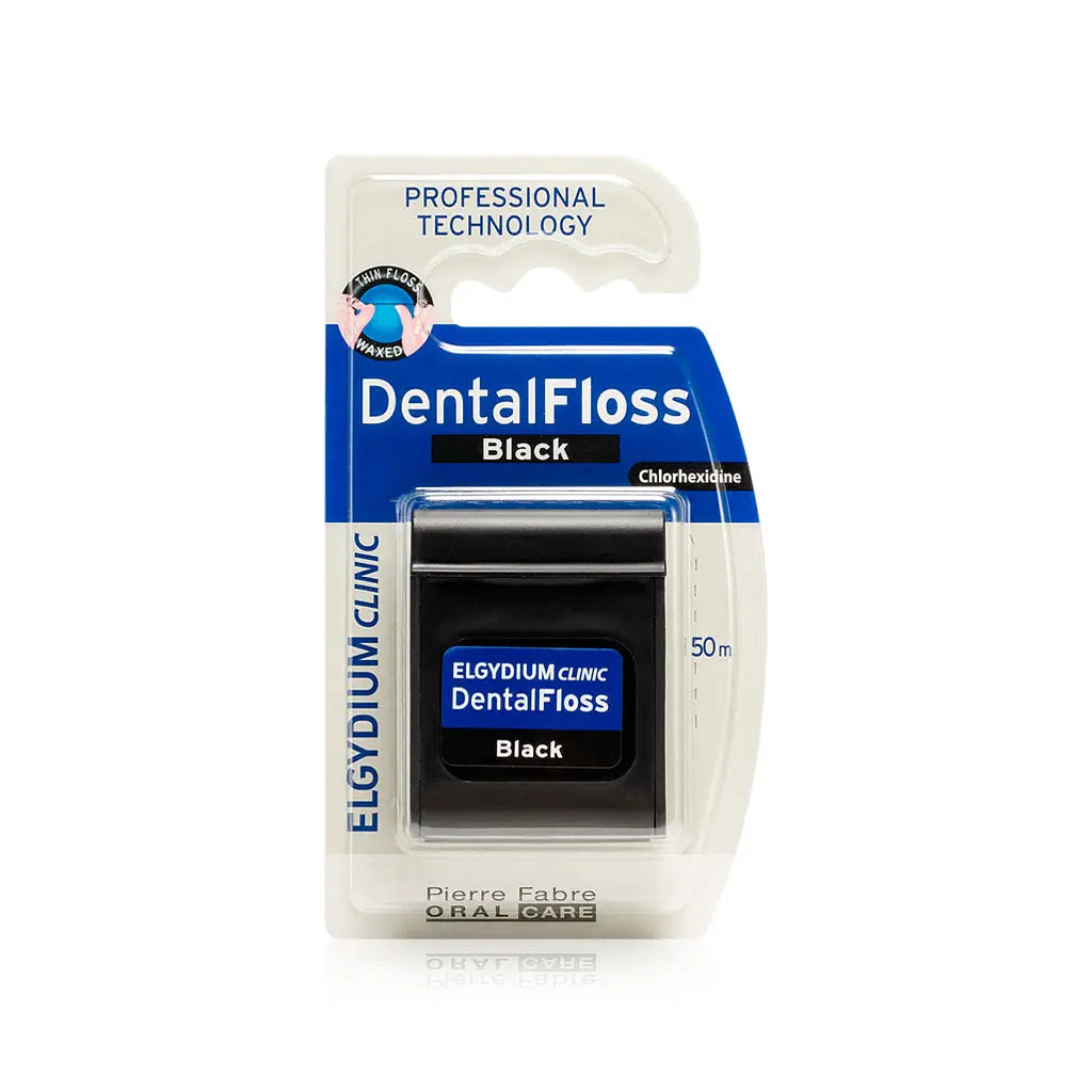 Elgydium Fita Dentária Black Clinic 50M