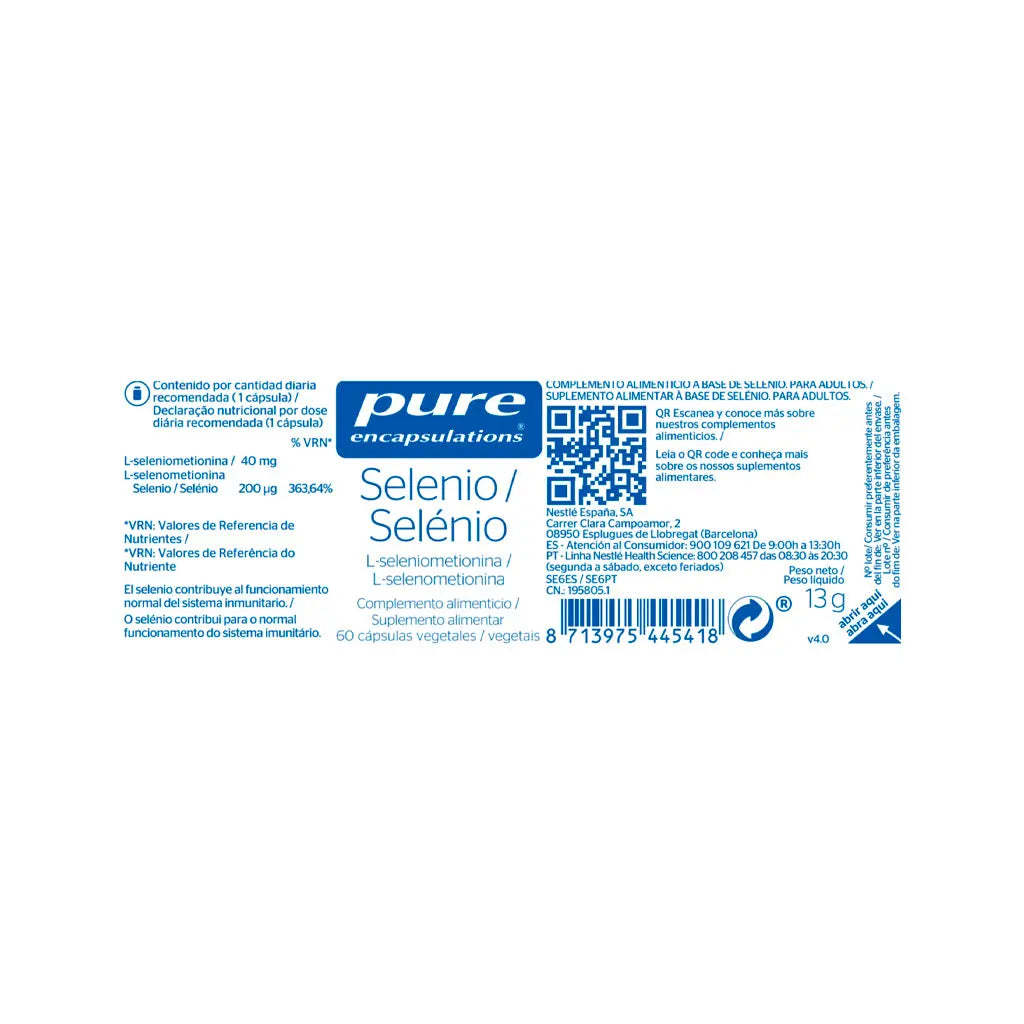 Pure Encapsulations Selenio