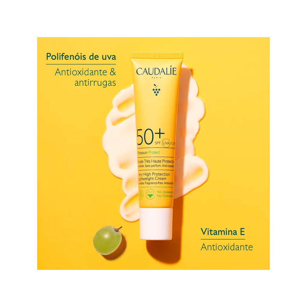 Caudalie Fluido de Rosto Vinosun FPS50 + - Love my Pharma