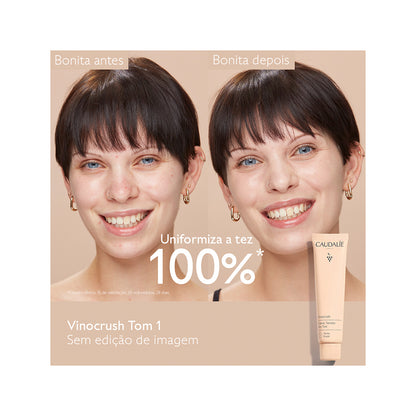 Caudalie Creme com Cor Vinocrush - Love my Pharma