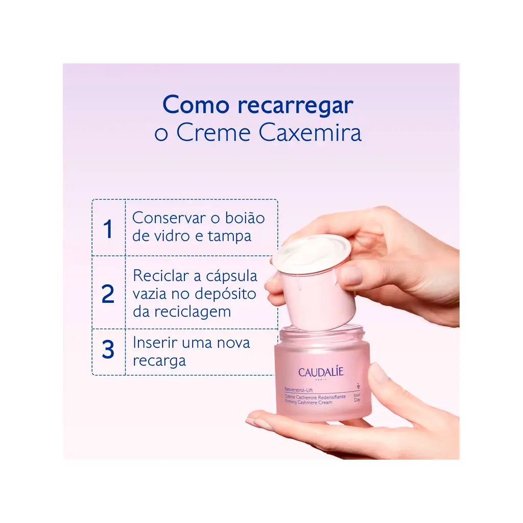 Caudalie Creme Recarga Caxemira Redensificador Resveratrol-Lift | Love my Pharma