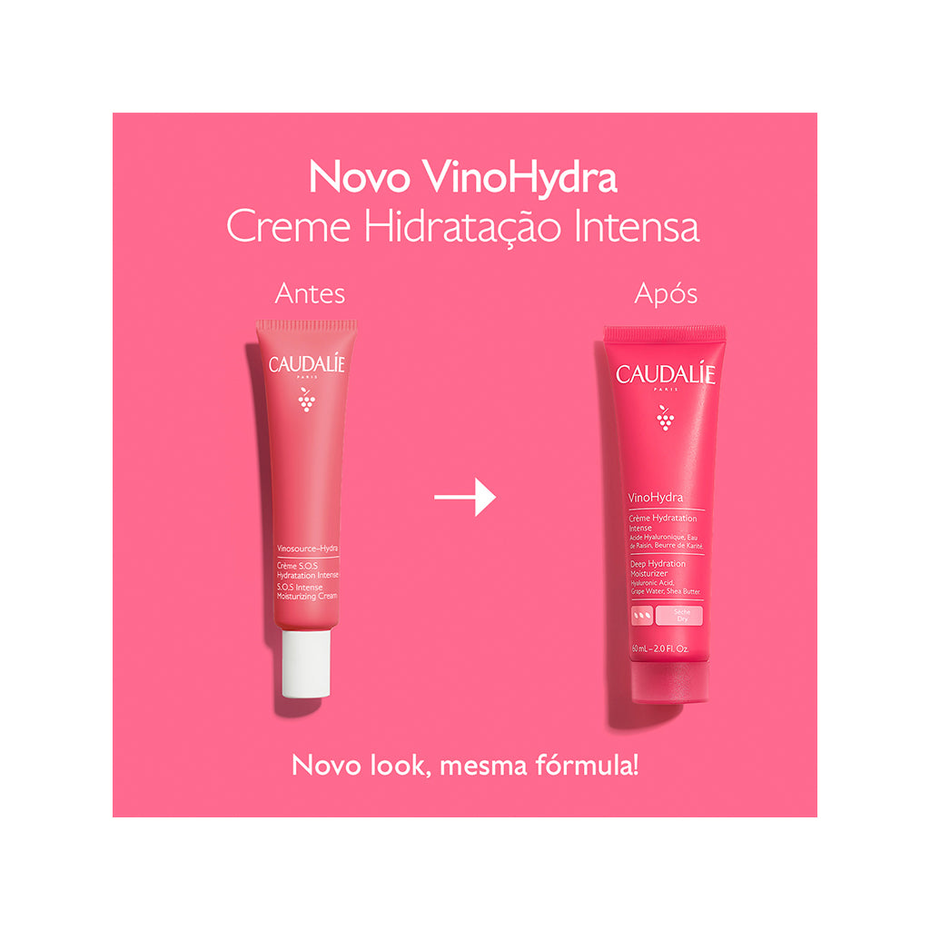 Caudalie VinoHydra Creme Hidratação Intensa Tubo - Love my Pharma