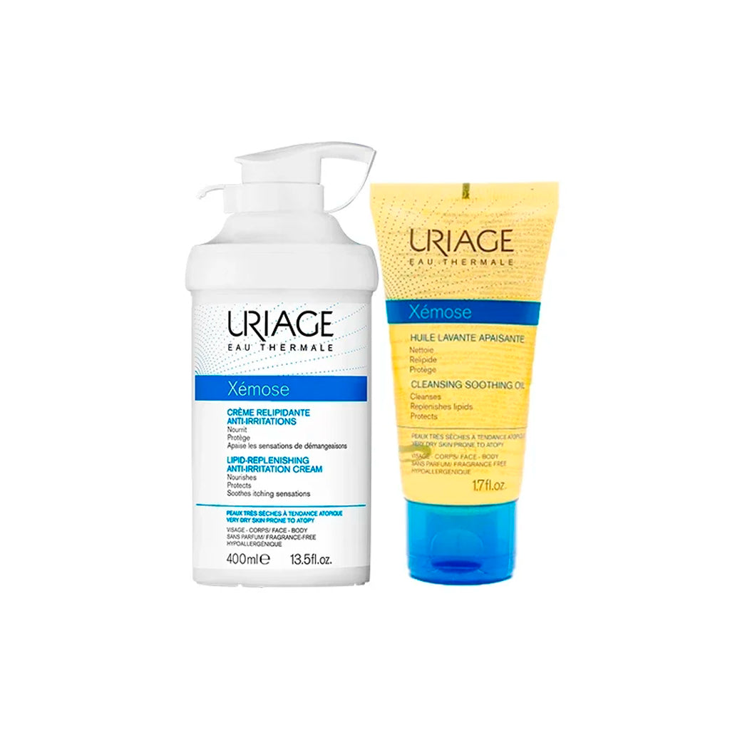 Uriage Xémose Creme Relipidante com Oferta Óleo Lavante Apaziguante - Love my Pharma