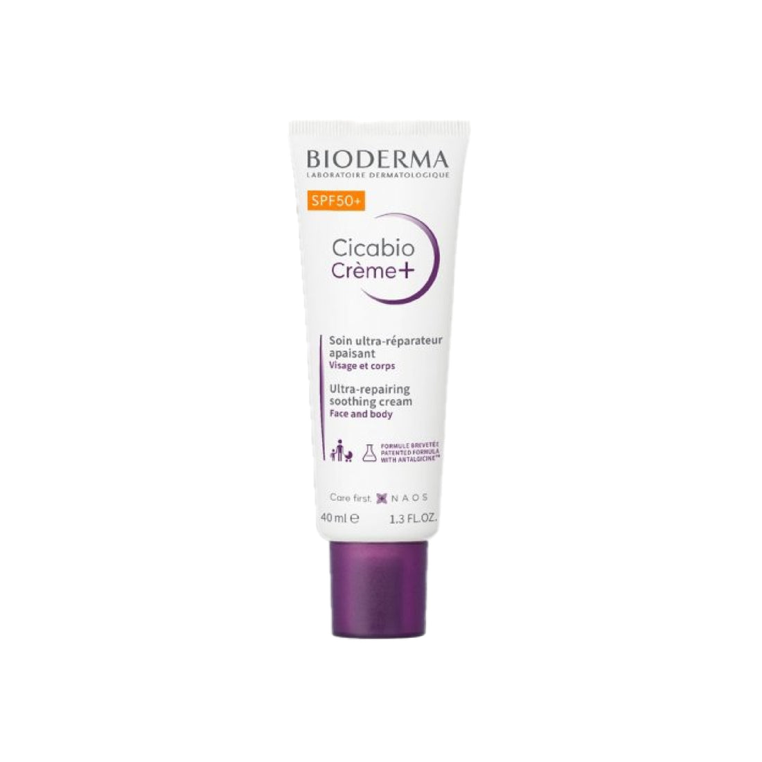 Creme Reparador e Apaziguante Cicabio SPF50+
