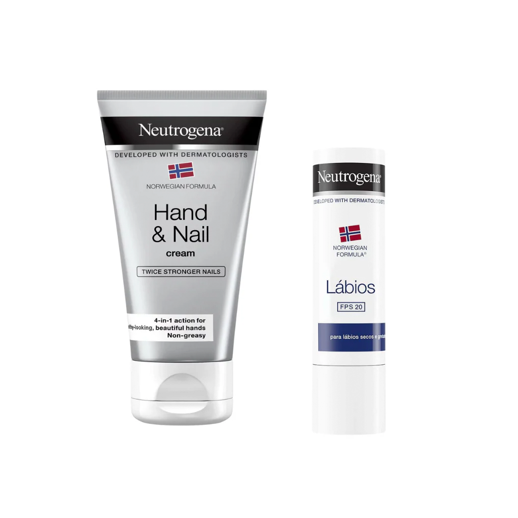 Creme Mãos e Unhas + Stick Labial