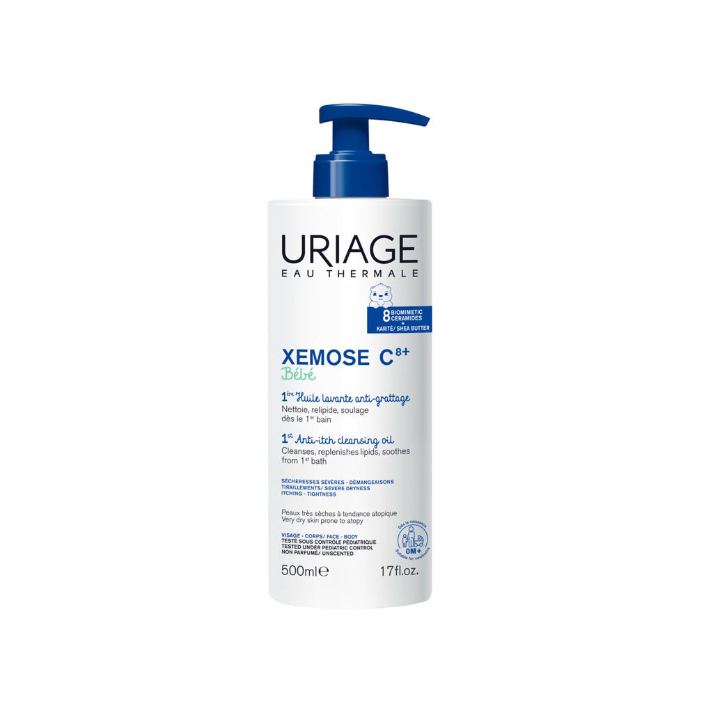 Uriage Bebé Xemose C8+ 1º Óleo Lavante Apaziguante