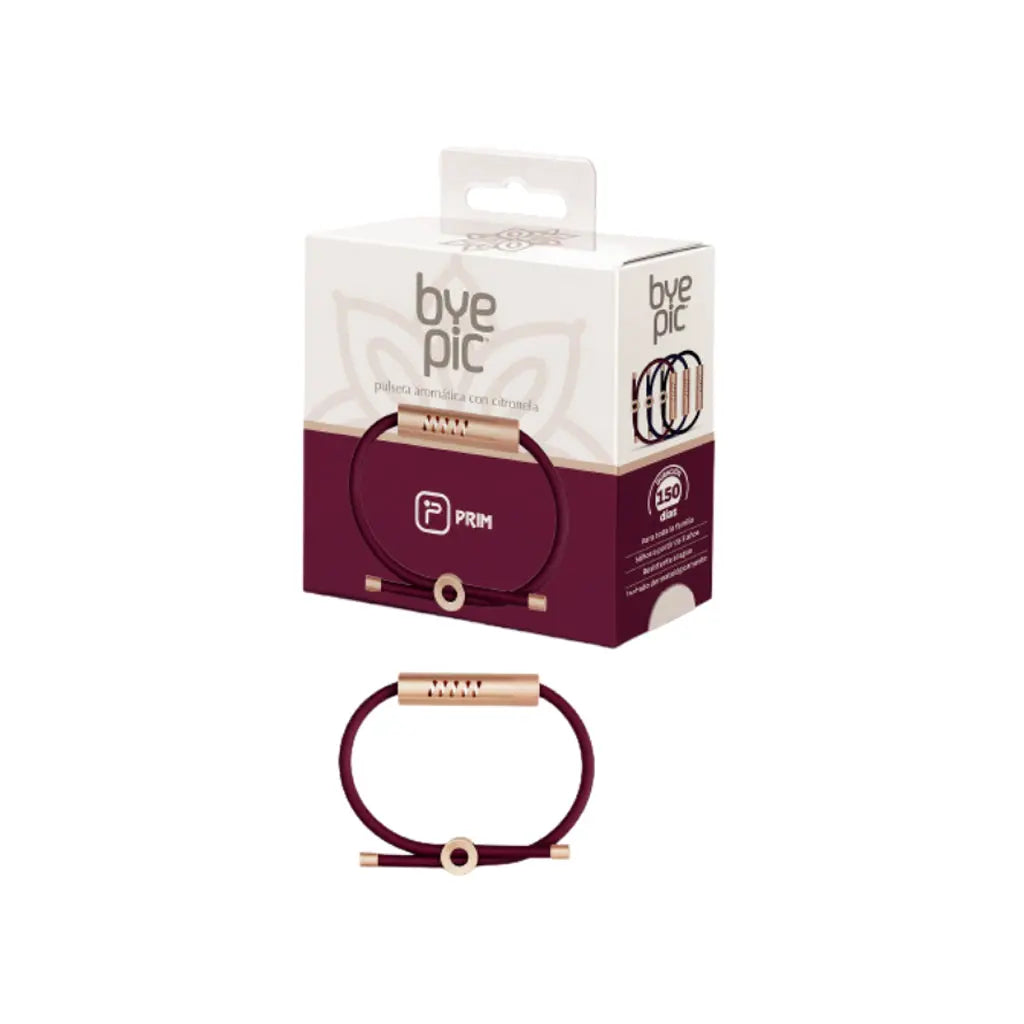 Pulseira Citronela Adulto Cordão Bordô