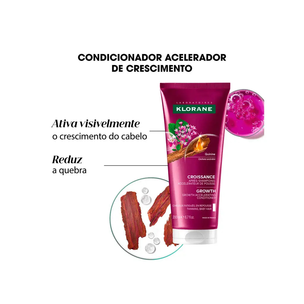 Bálsamo Quinina Acelerador Crescimento Klorane