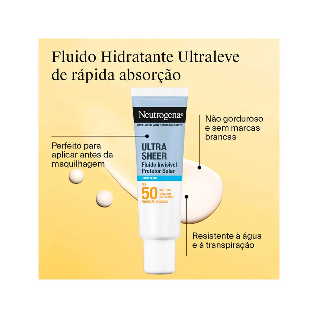 Ultra Sheer Sonnenschutz Unsichtbares Fluid LSF50