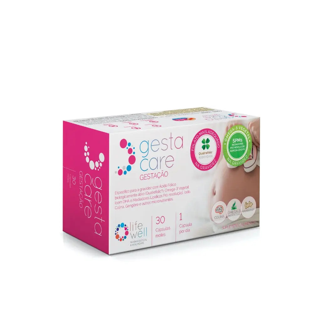 Gestacare Gestação com Ácido Fólico e Omega 3