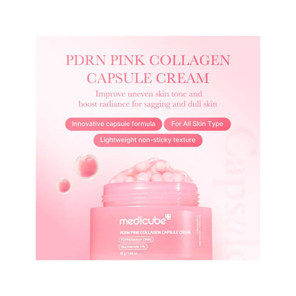 Medicube PDRN Pink Collagen Capsule Cream | Love my Pharma