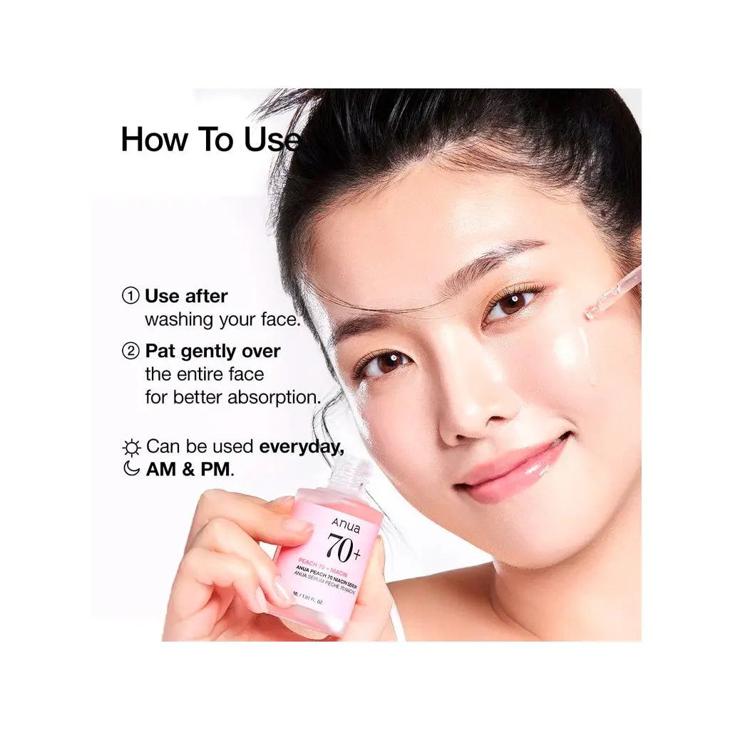 Anua Peach 70% Niacinamide Serum | Love my Pharma
