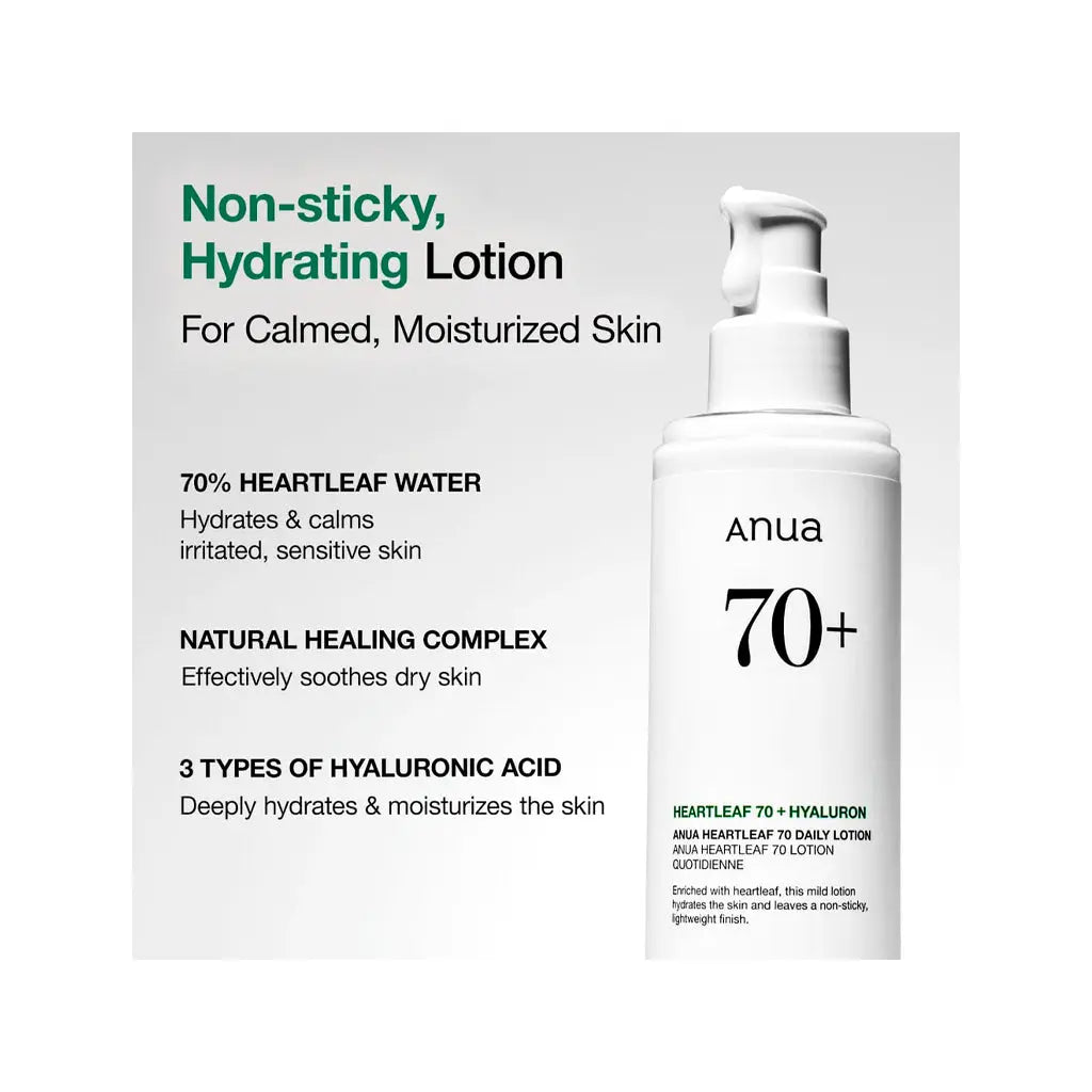 Anua Heartleaf 70% Daily Lotion | Love my Pharma