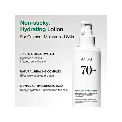 Anua Heartleaf 70% Daily Lotion | Love my Pharma