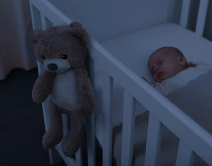 Zazu Sleeptrainer &quot;Brody o Urso&quot; com Luz Noturna e Máquina de Som - Love my Pharma