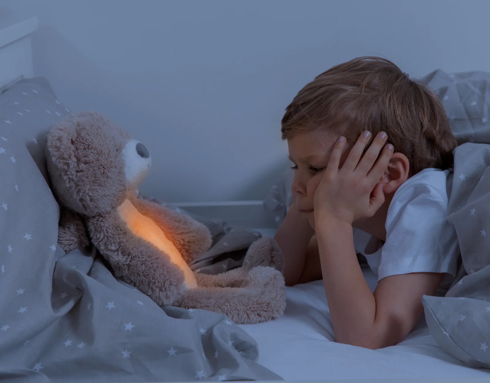 Zazu Sleeptrainer &quot;Brody o Urso&quot; com Luz Noturna e Máquina de Som - Love my Pharma