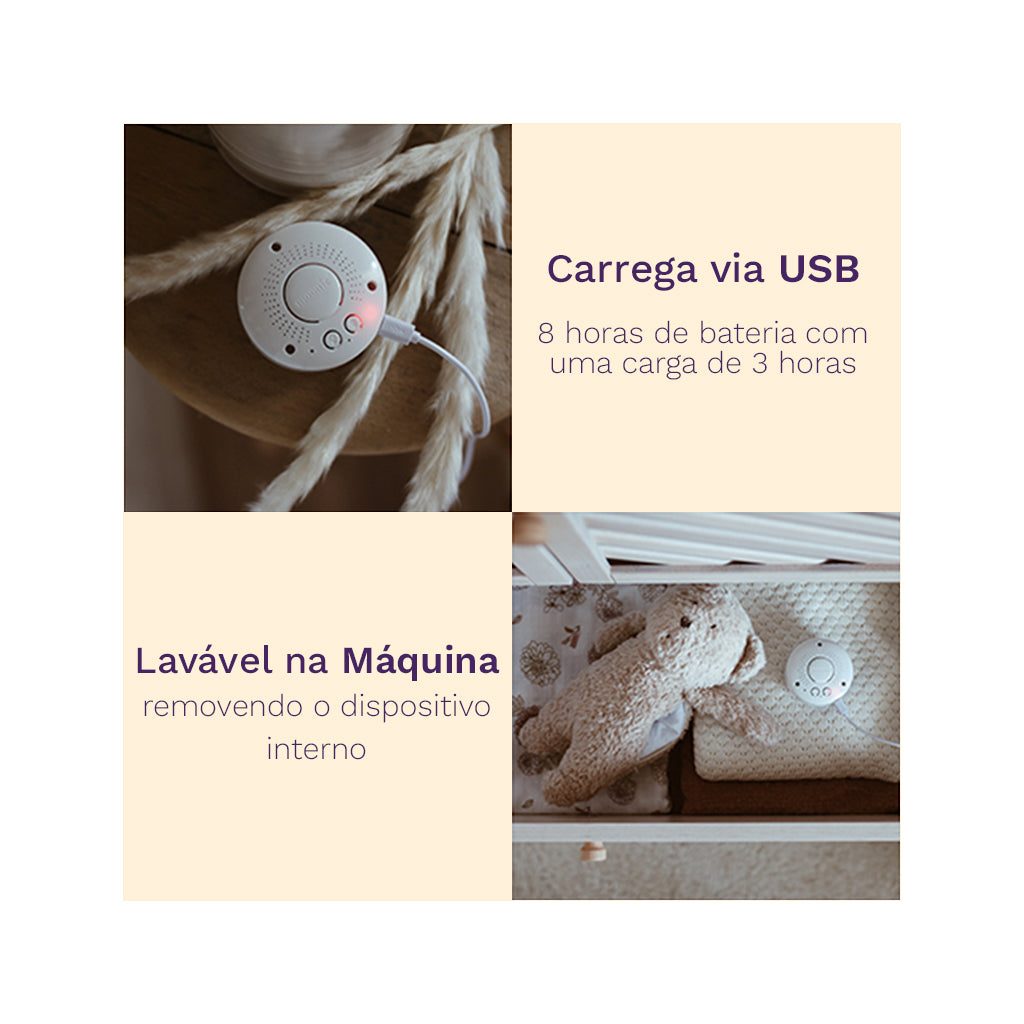 Peluche Osito Luz/Sonido Orgánico - Humming Bear Polar