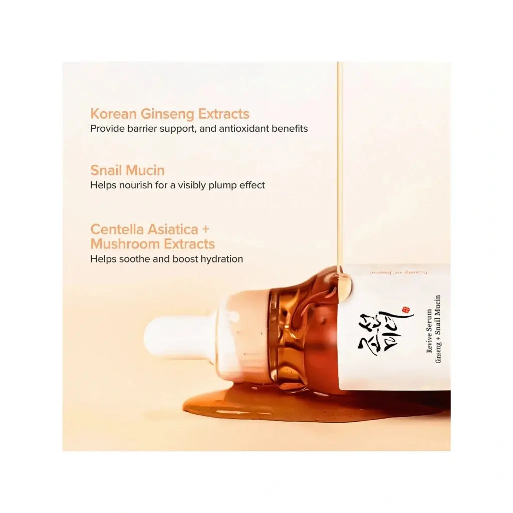 Beauty of Joseon Revive Serum: Ginseng + Snail Mucin | Love my Pharma