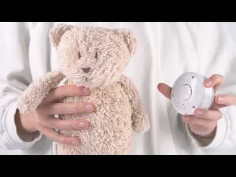 Peluche Osito Luz/Sonido Orgánico - Humming Bear Grey