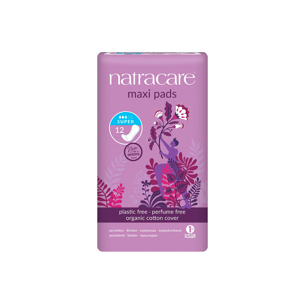 Natracare Pensos Higiénicos Super com Algodão Biológico - Love my Pharma