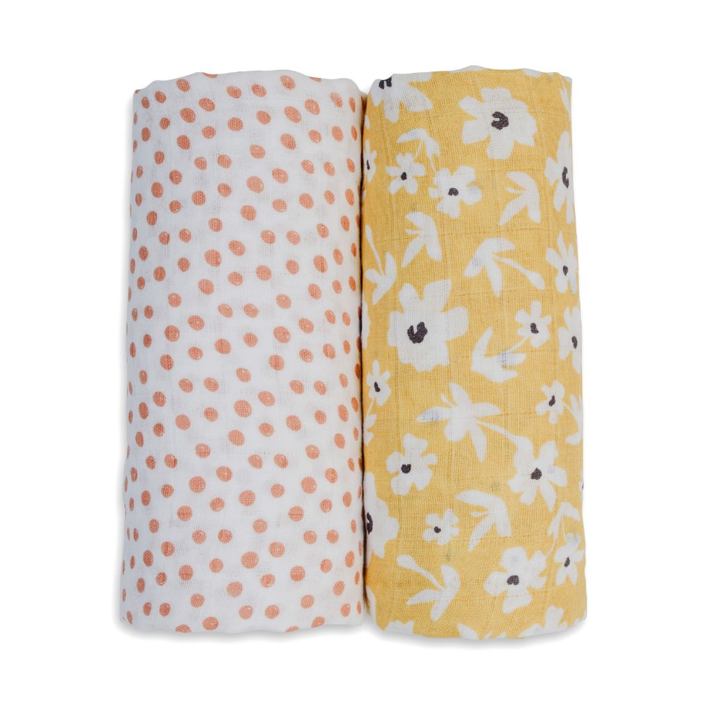 Lulujo Musselina Yellow Wildflowers &amp; Dots - Love my Pharma