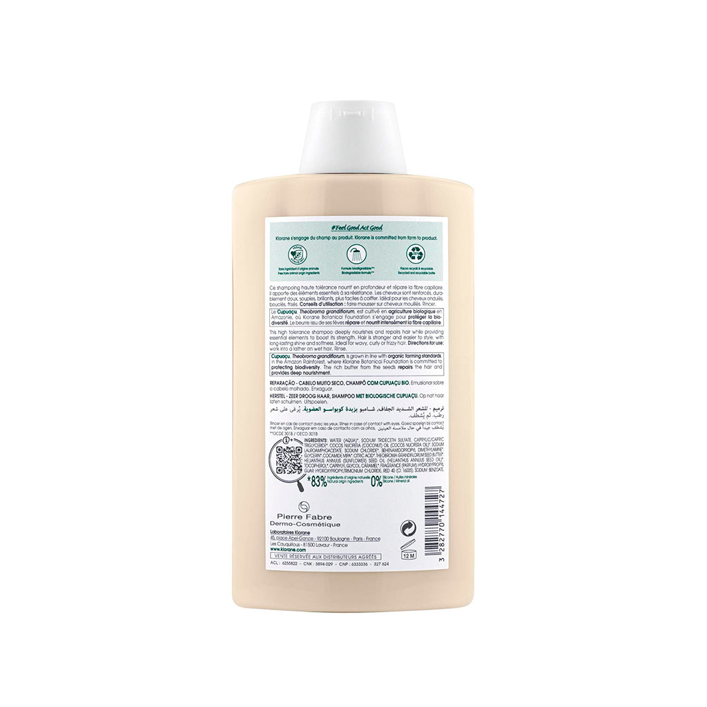 Klorane Champô Reparação com Cupuaçu BIO - Love my Pharma