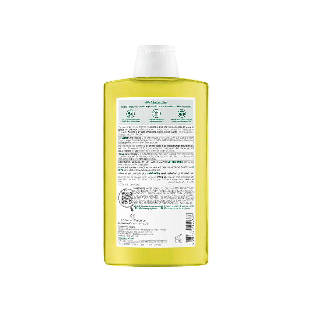 Klorane Champô Purificante com Cidra - Love my Pharma