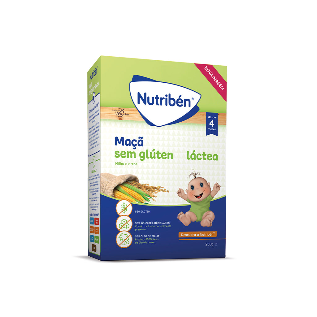 Nutribén Papa Láctea Sem Glúten - Maçã - Love my Pharma