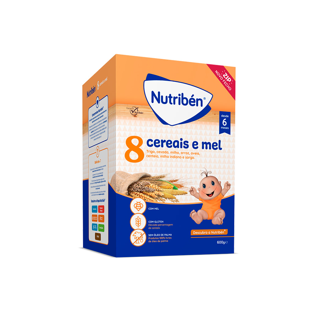 Nutribén Papa Não Láctea - 8 Cereais e Mel - Love my Pharma