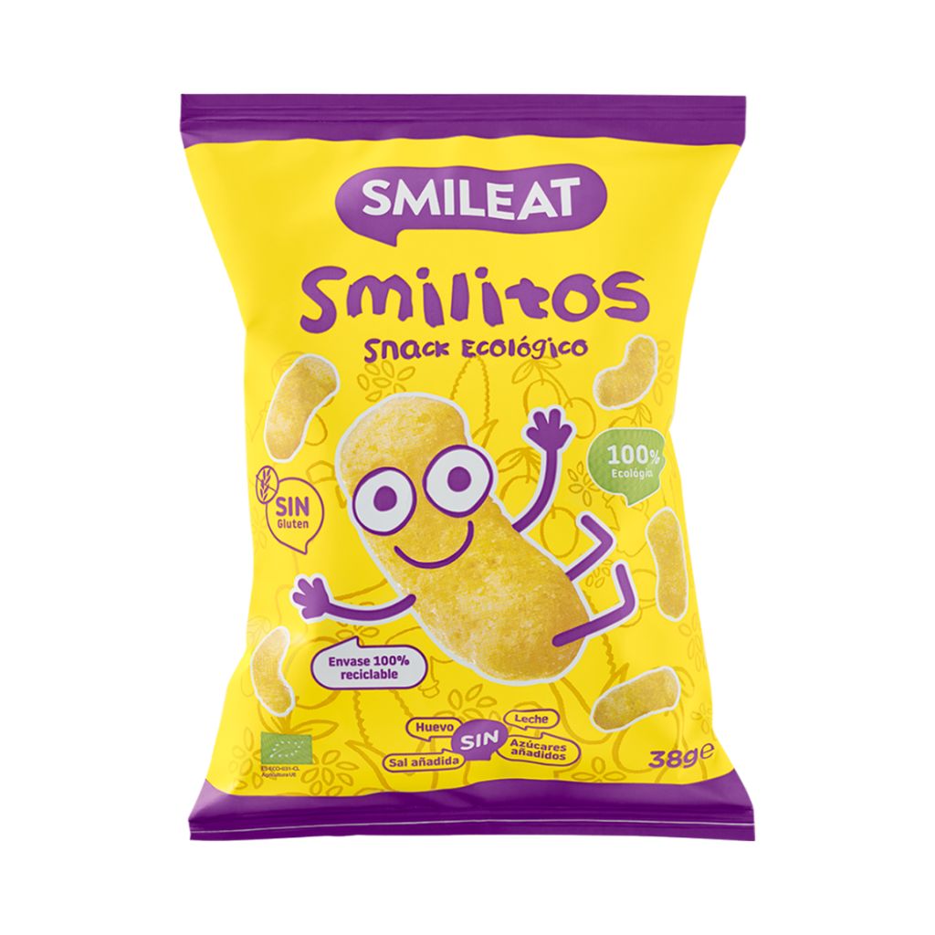 Smileat Smilitos Snack de Milho Biológico s/ Gluten - Love my Pharma